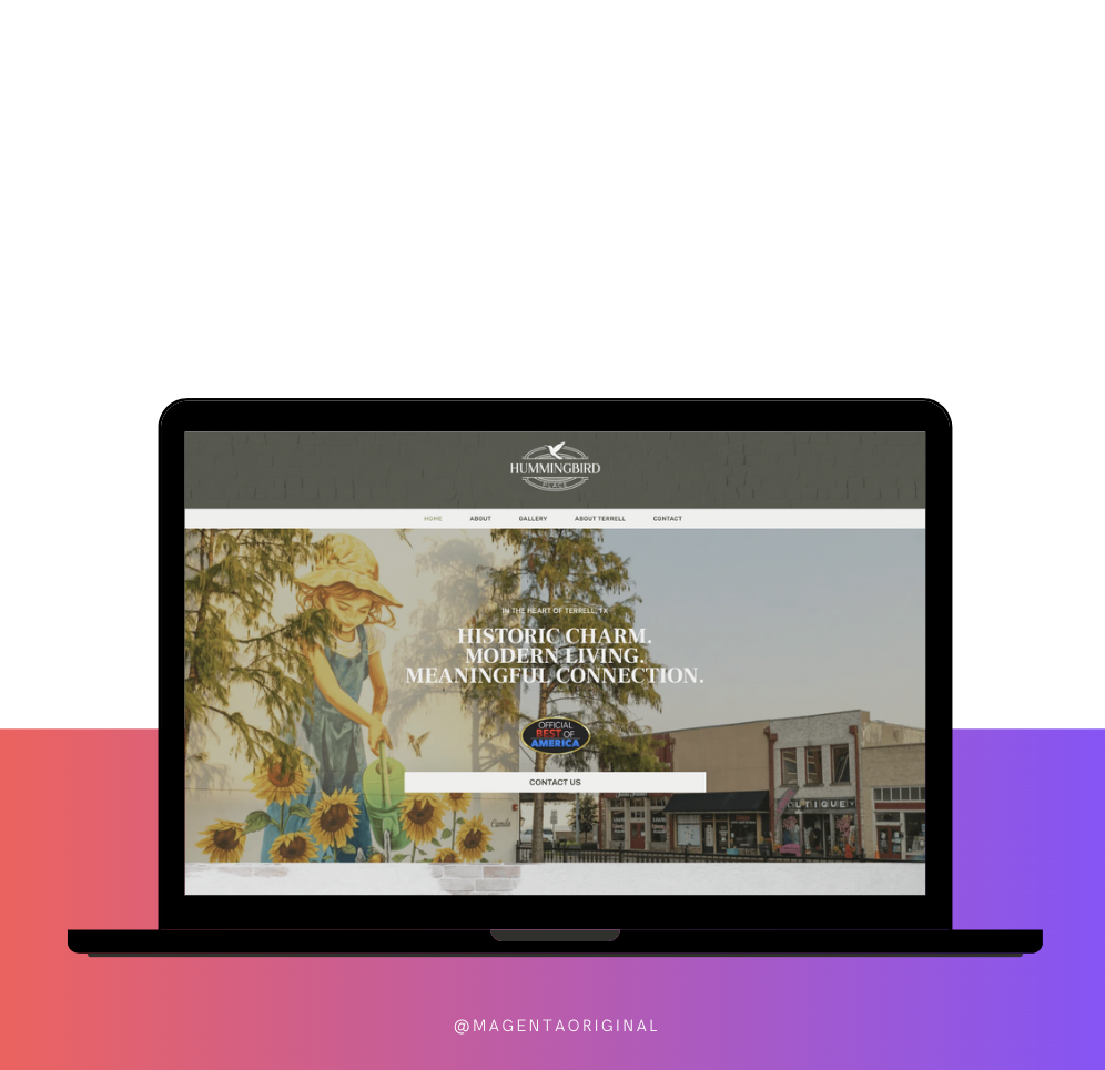 The Hummingbird Place in Terrell website